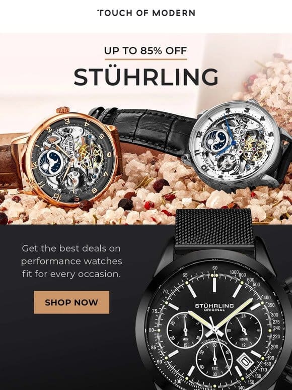 Up to 85% Off Stührling Watches—Get ‘Em Before They’re Gone