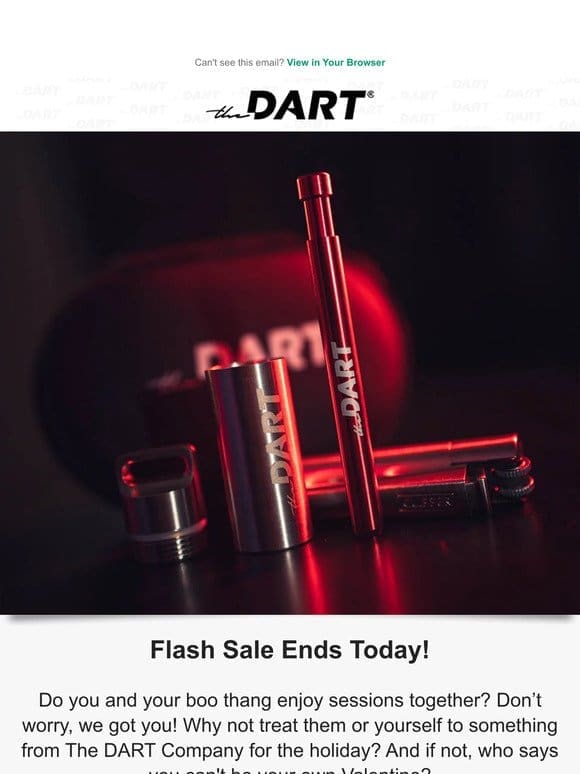 V-day Flash Sale Ends Today!