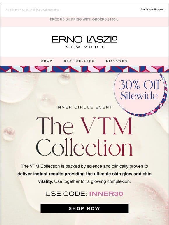 VTM Collection—30% Off