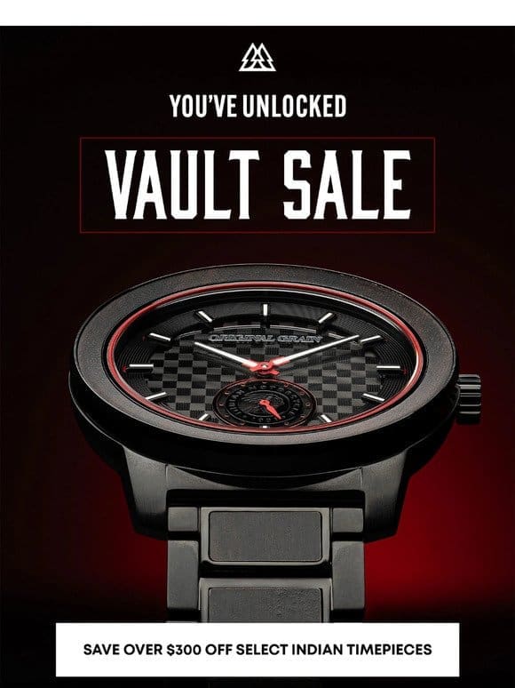 Vault Sale is Live: