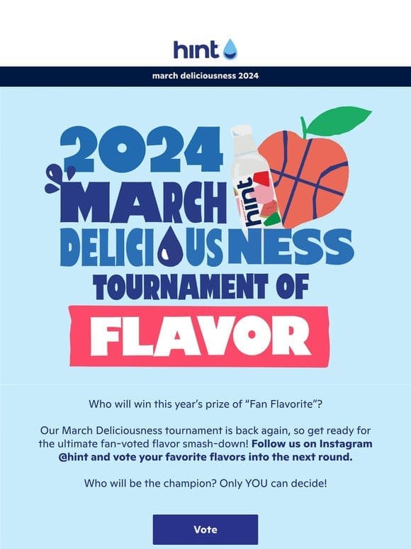 Vote for your favorite flavor!