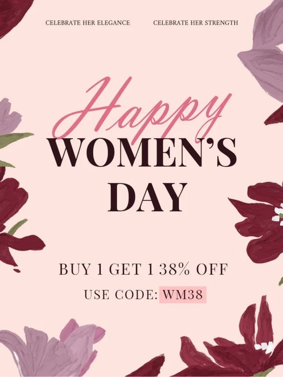 WOMEN’S DAY OFFER IS HERE