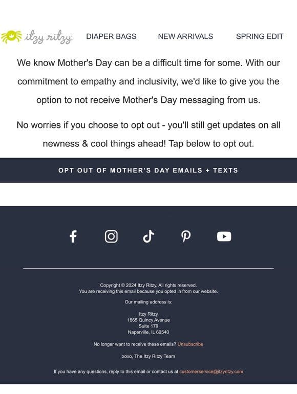 Wanna Skip Mother’s Day Messages?