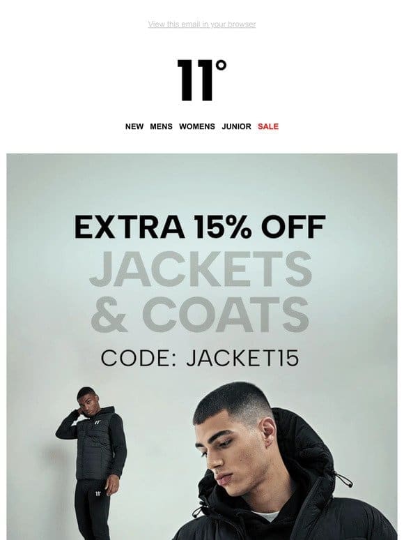 Want 15% off Coats? ❄️