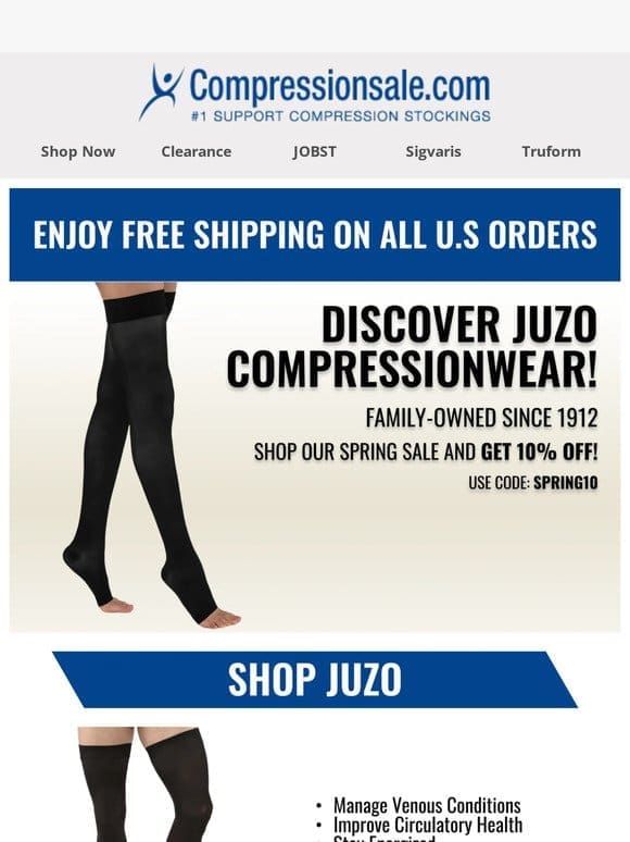 Want to save on JUZO compression wear?