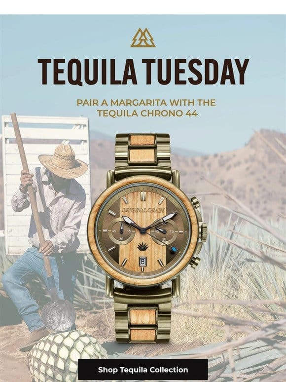 We turned tequila barrels into a watch