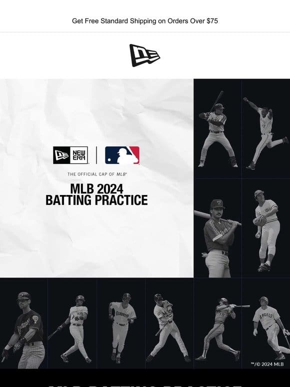 Wear what the pros wear with the 2024 MLB Batting Practice Collection