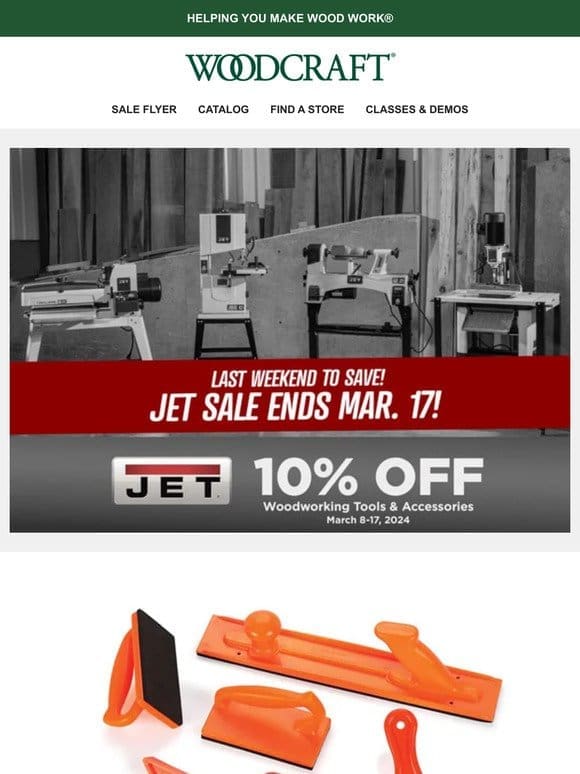 Weekend Deals: Shop Safety Faves + 10% Off JET Tools