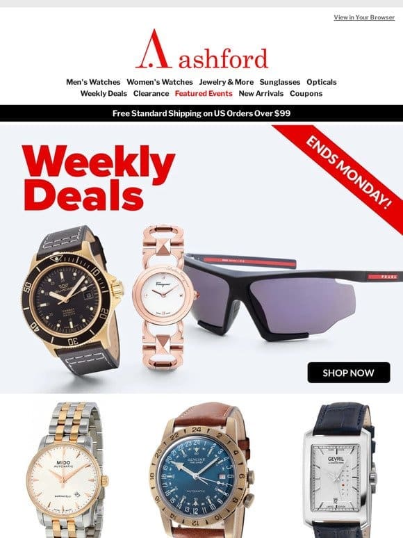 Weekly Deals Roundup: Save Big on Luxury Finds!