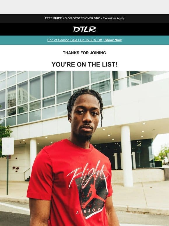 Welcome To DTLR | You’re on the list!