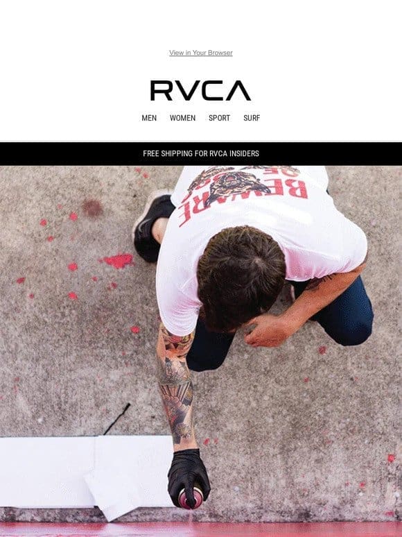 Welcome To RVCA