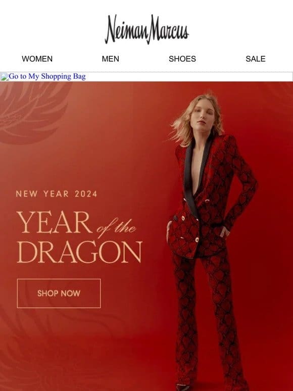 Welcome the Year of the Dragon in striking fashion