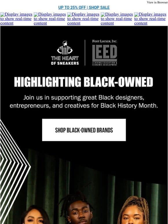 We’re celebrating Black-owned businesses this month.