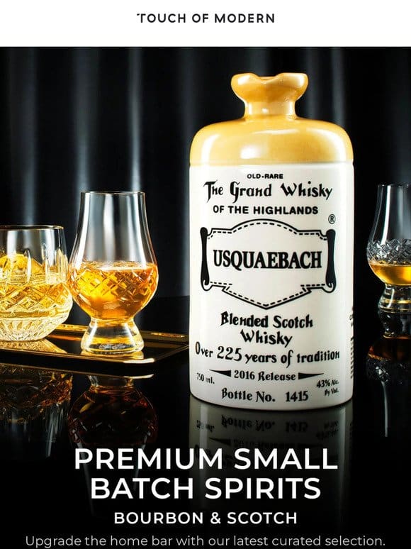 What a Nightcap: Premium Small Batch Bourbon & Scotch