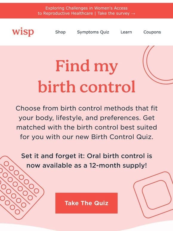 What are your birth control goals?