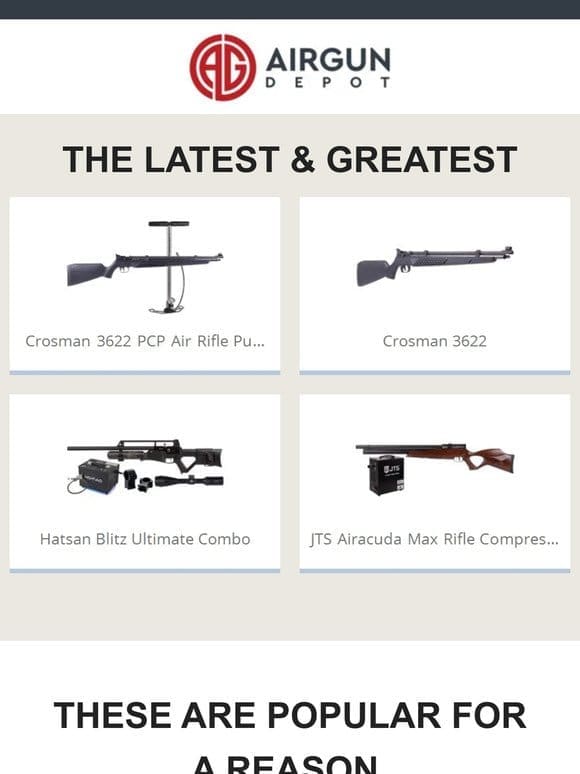 What is NEW at Airgun Depot?
