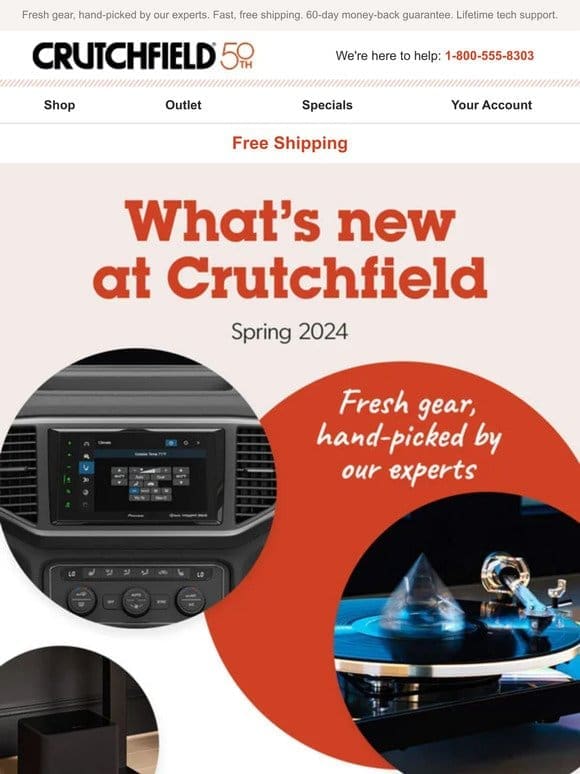 What’s new this spring at Crutchfield?