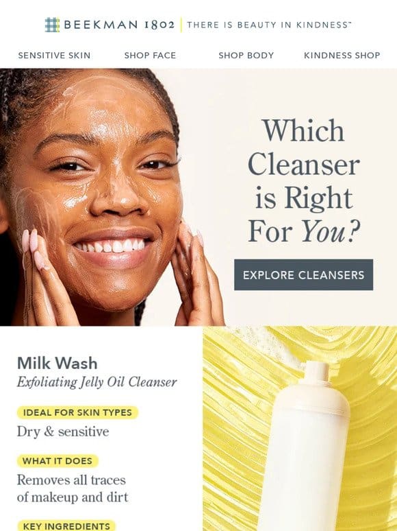Which Cleanser Is Best for You?