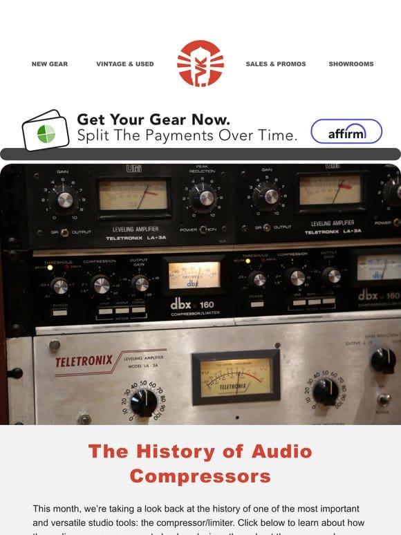 Who Made The First Audio Compressor?