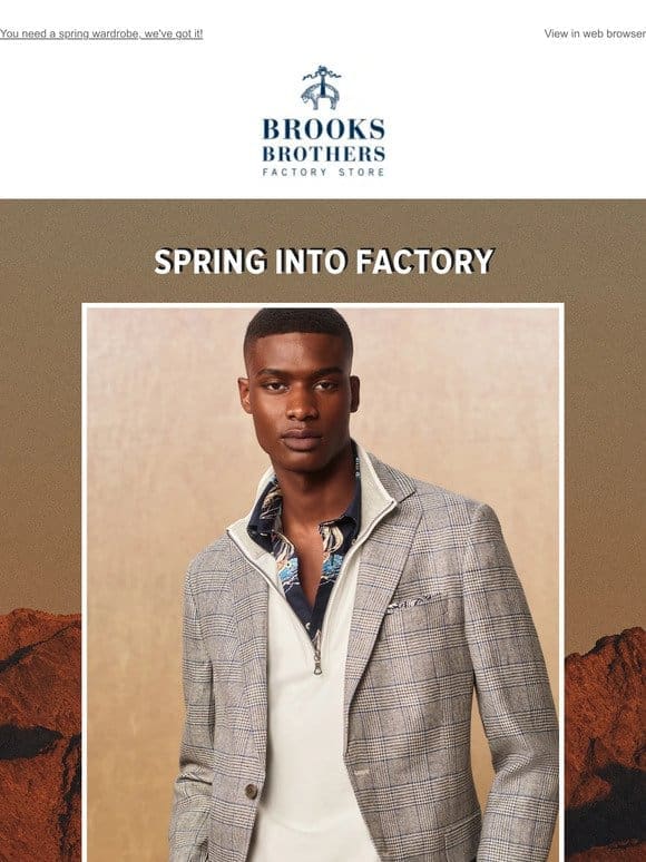 Who said 25% off sport coats & blazers? We did! Plus special shirt pricing…