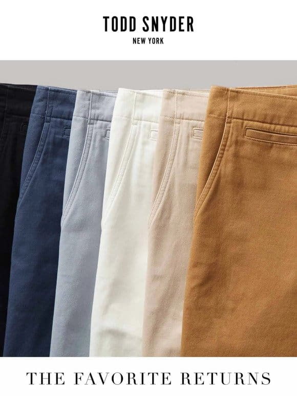Why This Chino Is Called The Favorite