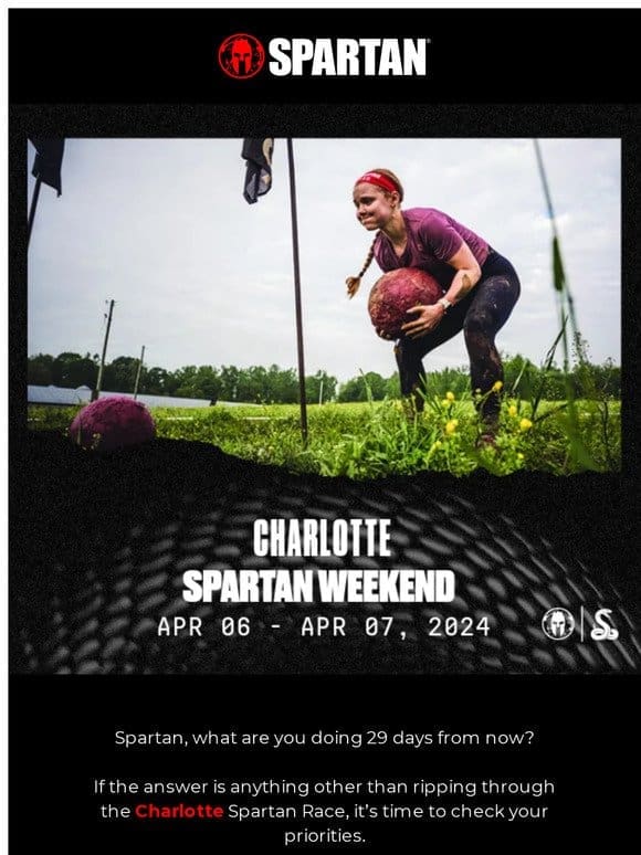 Will we see you at the Charlotte Spartan Race?
