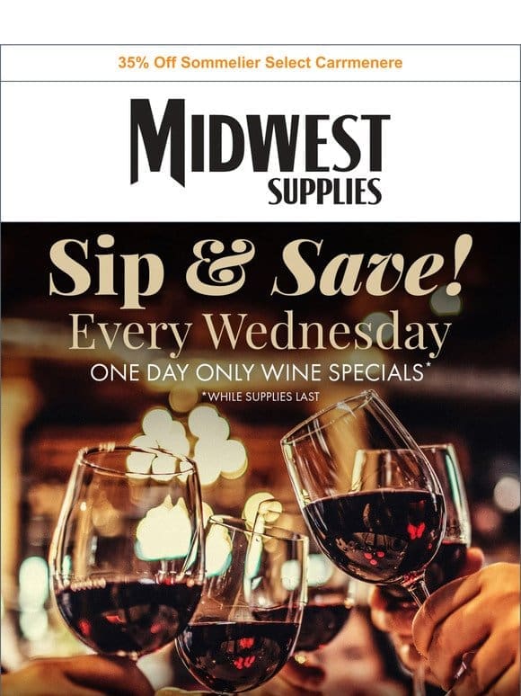 Wine Wednesday Exclusive: $70 Off Sommelier Select Carmenere!