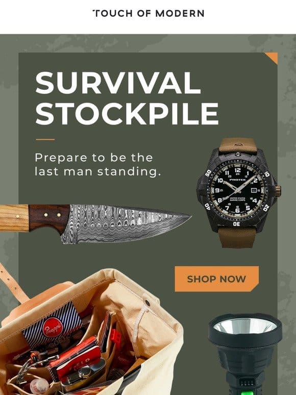 You Ready? Build Your Survival Stockpile