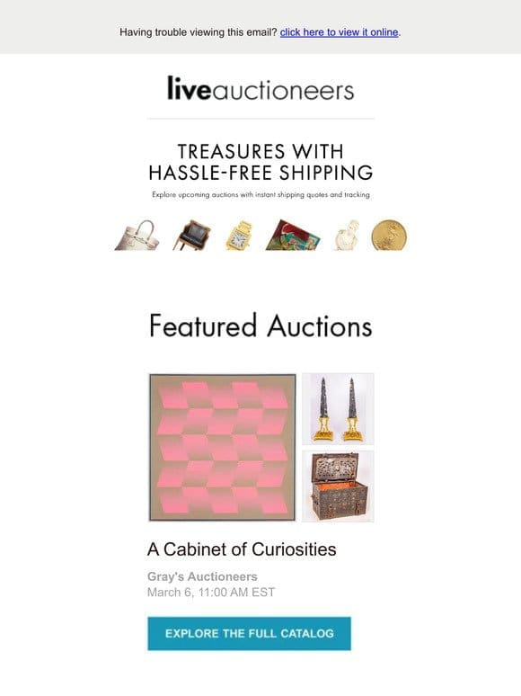 Your Auction Wins Shipped + Fully Insured