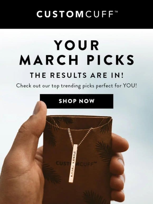 Your March Picks Inside