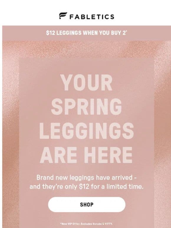 Your Spring Leggings are HERE.