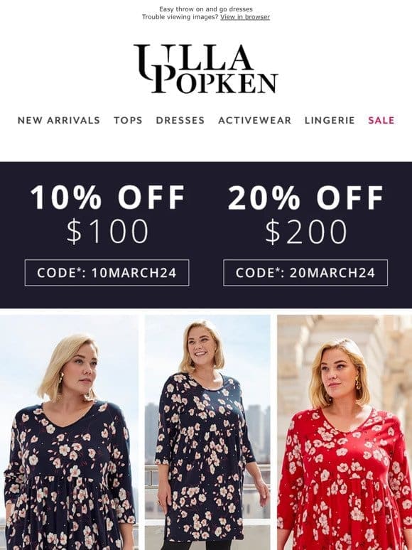Your Top Floral Picks 20% Off