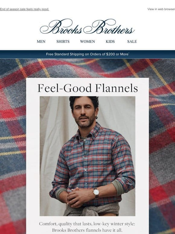 Your favorite flannels—at up to 70% off!