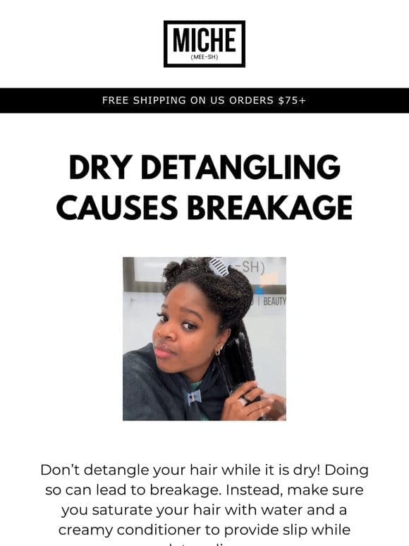 You’re DAMAGING your hair doing this