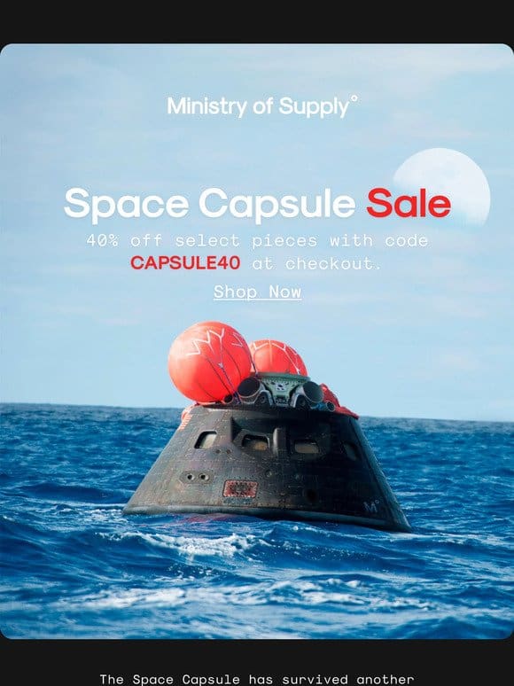 You’re Invited: Shop the Space Capsule Sale