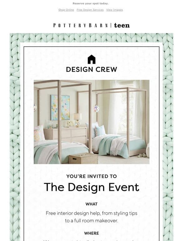 You’re invited to The Design Event