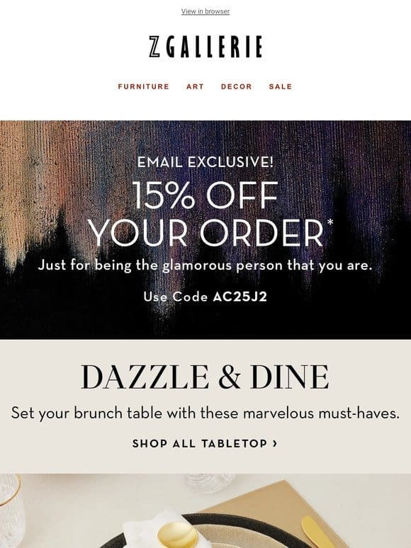 Z Shopper， Take 15% Off Your Purchase