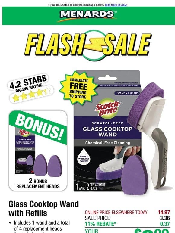 ionvac® Fusion Clean ONLY $59.99 After Rebate*!