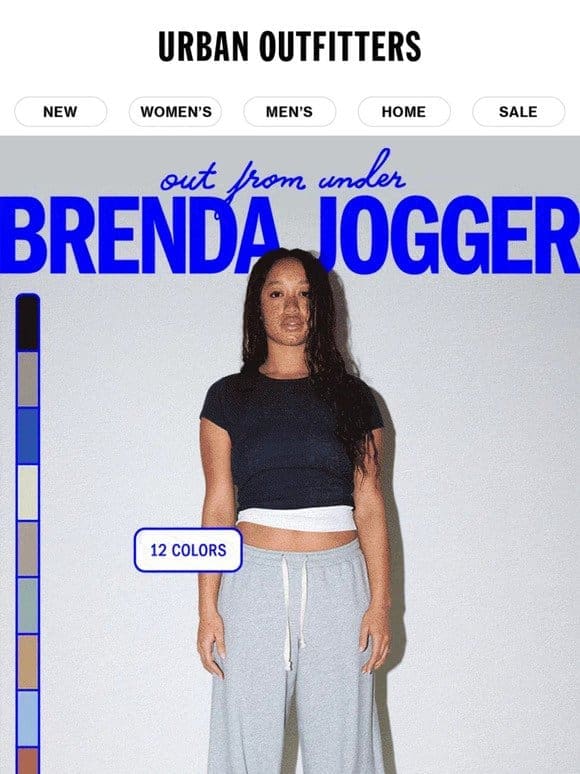 meet the Brenda Jogger   12 colors   $49 →
