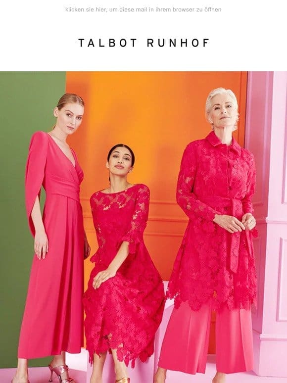new collection: pink! aufregende styles mit knalleffekt