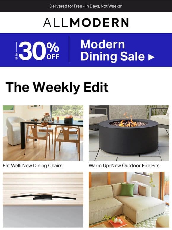 new modern dining chairs → eat well