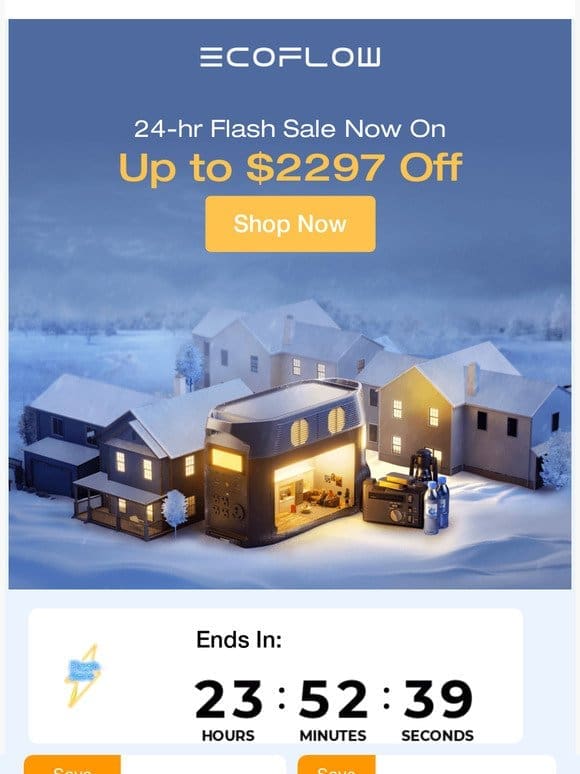 ⏰ ⚡24-Hour Flash Sale: Unlock Up to $2297 Off!