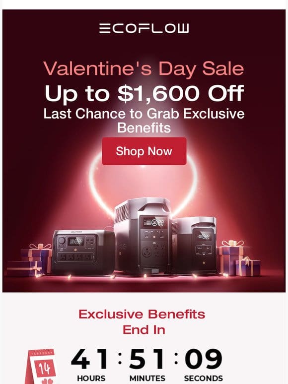 ⏰Hurry! Final Chance of Our Valentine’s Blowout – Massive Savings Ending Soon!