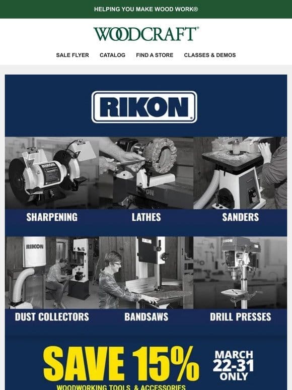 ⚡ Unlock 15% Off RIKON® Tools — March 22-31! ⚡