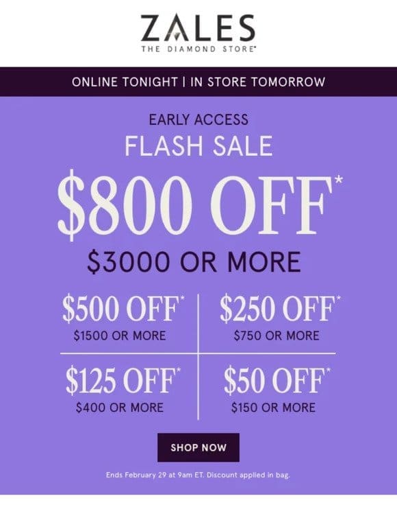 ⚡Flash Sale⚡ Up To $800 Off*