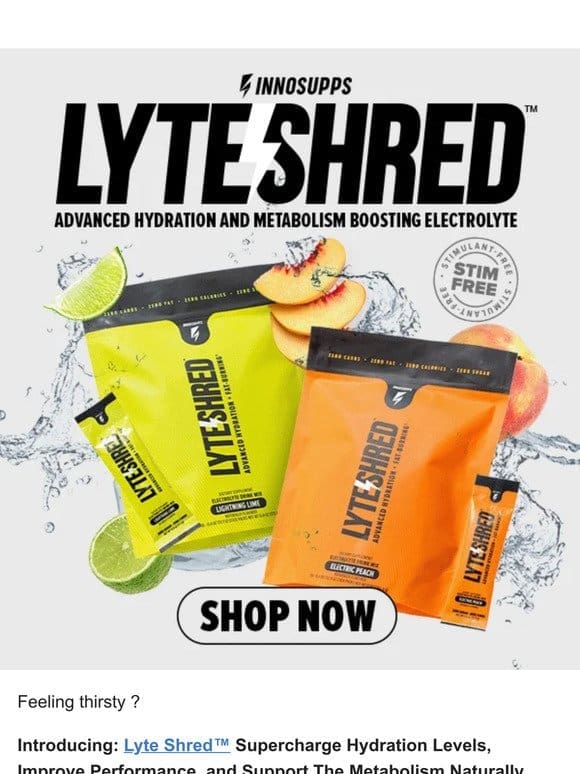 ⚡NOW LIVE⚡ Lyte Shred™ – Supercharge Hydration and Support Your Metabolism Naturally