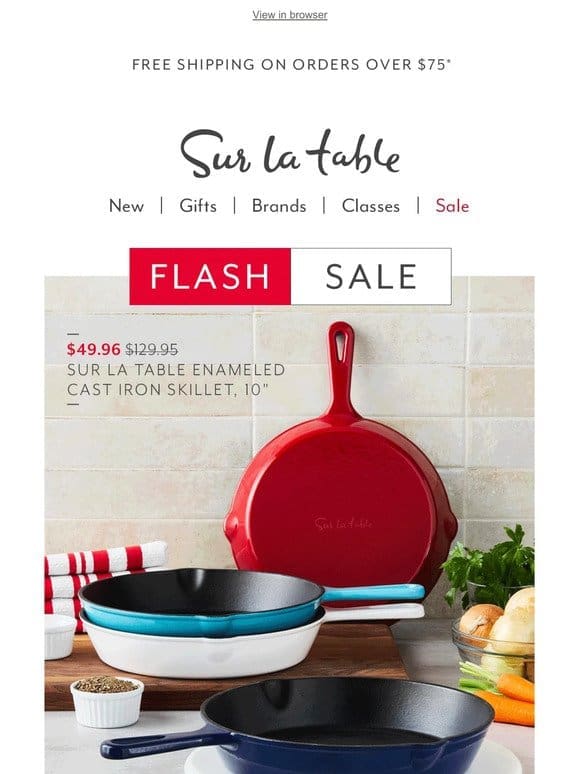 ⚡️Cookware Flash Sale: Up to 60% off top brands.
