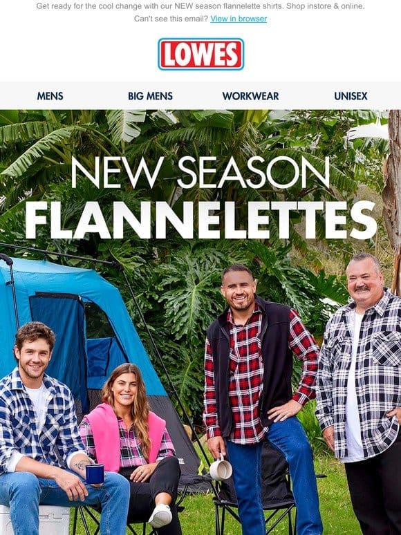 ✨ NEW Season Flannelettes instore & online!