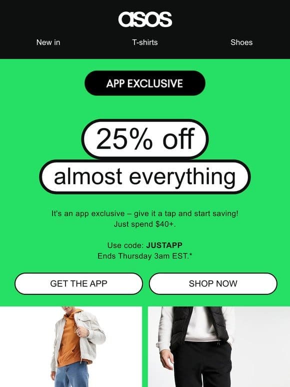✨App exclusive✨ 25% off almost everything