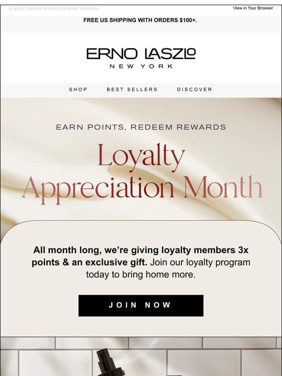 ✨Join Loyalty — Earn 3x Points + Complimentary Gift